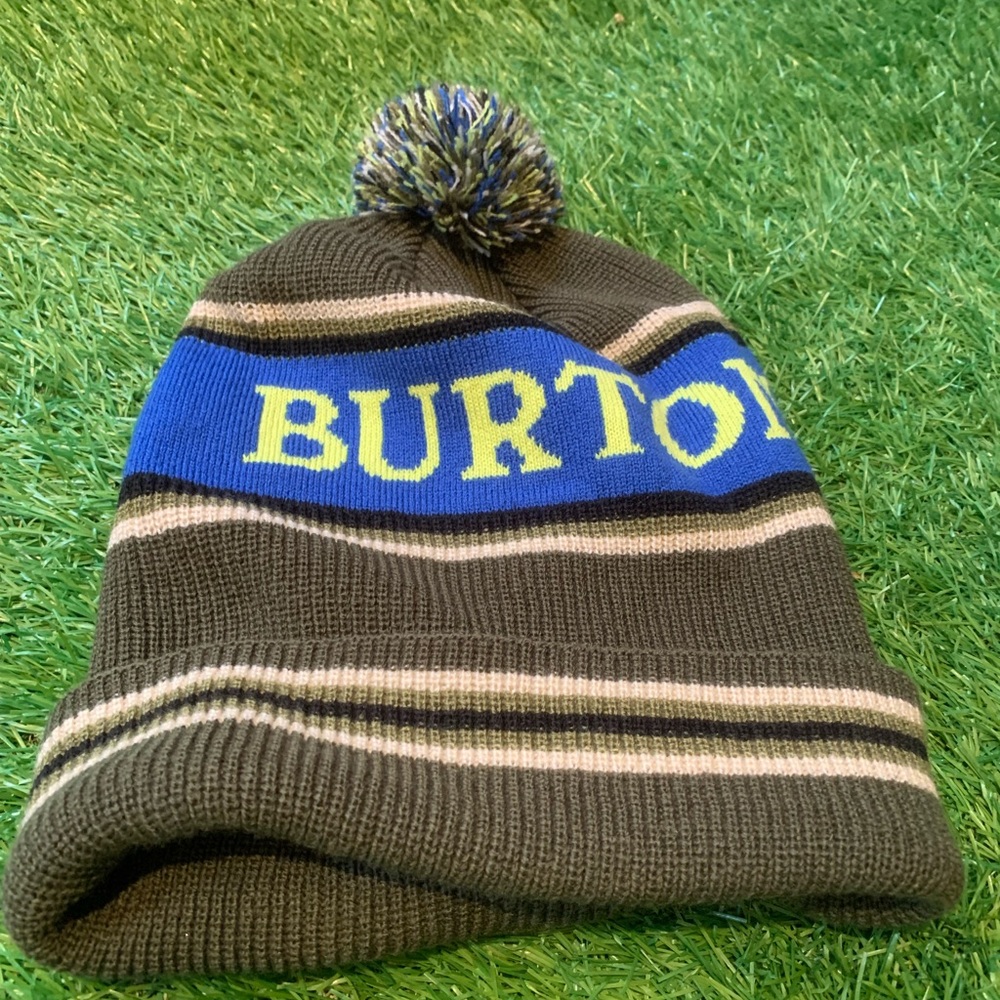 Burton Green and Blue Beanie